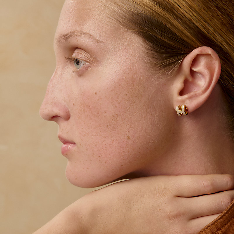 ピアス 《ミニ・ポップH》 | Hermès - エルメス-公式サイト